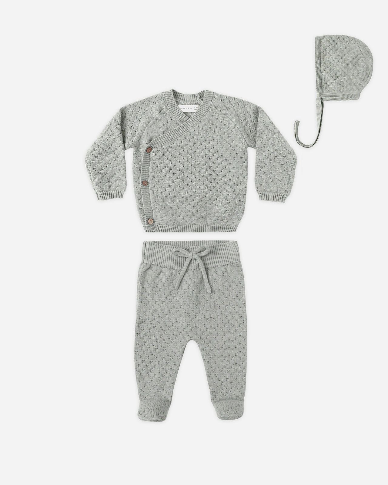 Knit Wrap Top & Pant Set