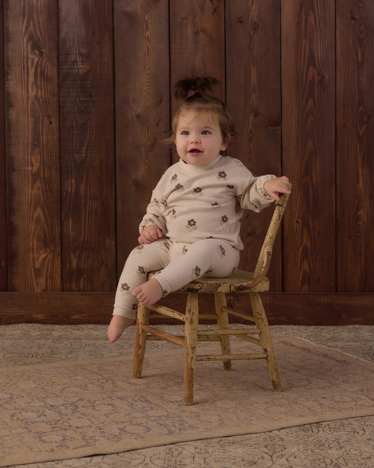 Spongey Knit Petal Daisy Set