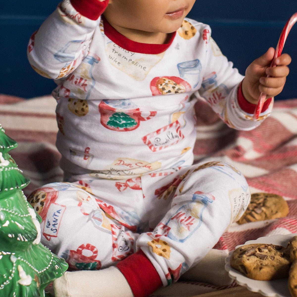Cookies For Santa Organic Cotton 2-Pc Pajamas