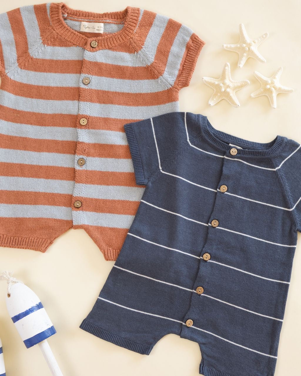 Americana Stripe Liam Romper