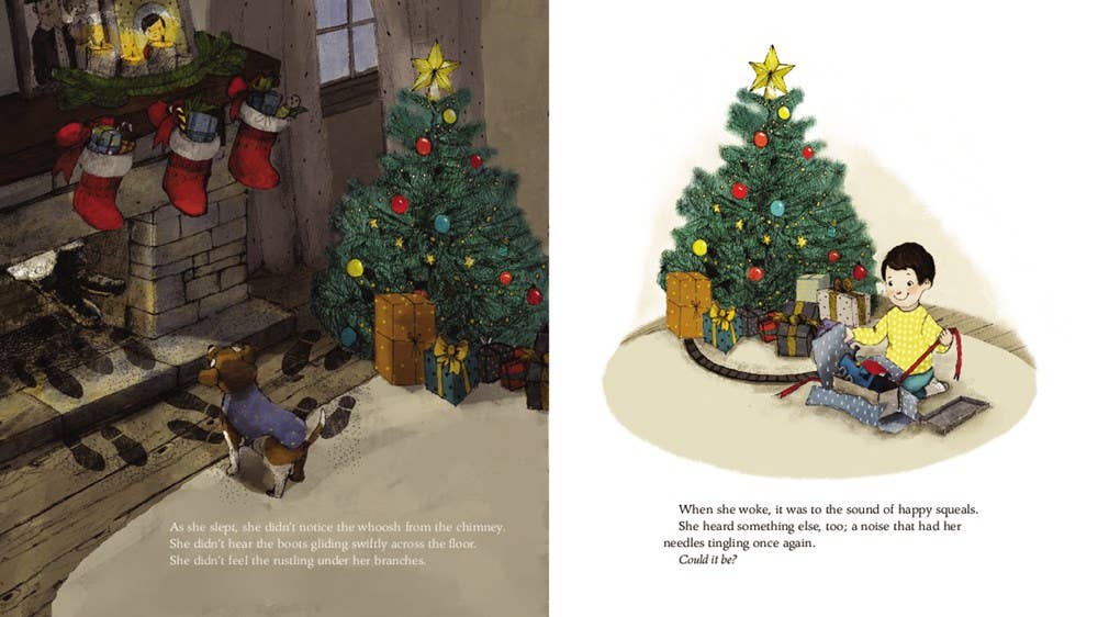 The Christmas Tree Who Loved Trains