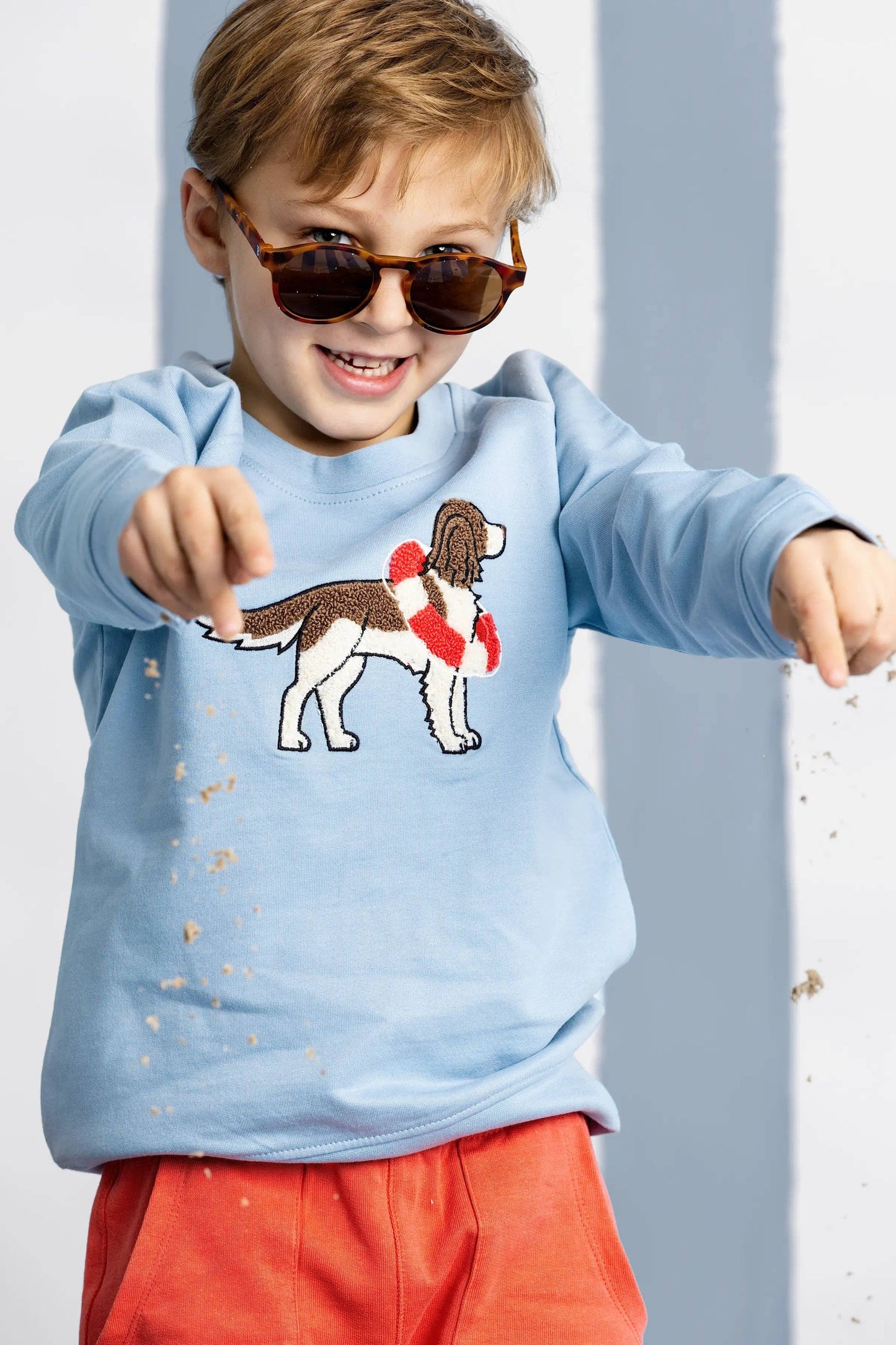 Nantucket Pups Embroidered Sweatshirt