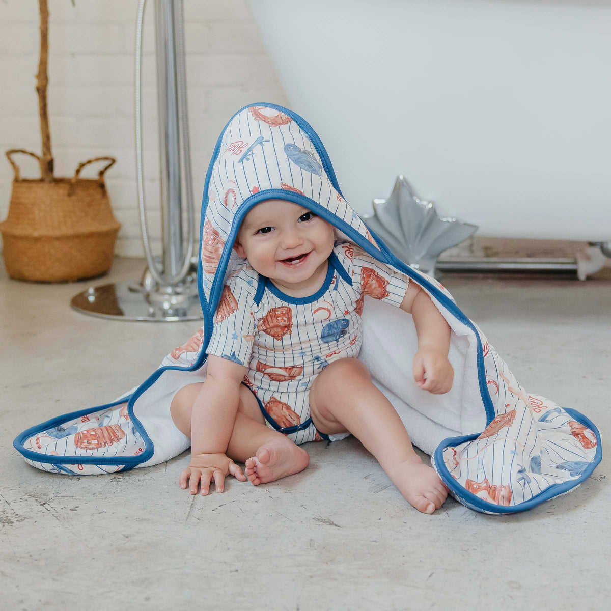All Star Baby Knit Hooded Towel