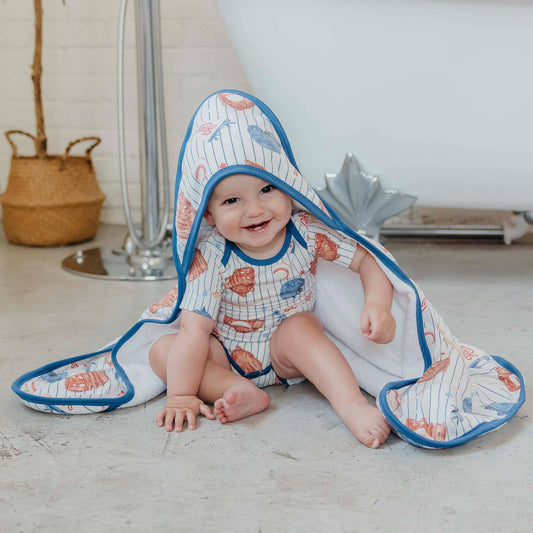All Star Baby Knit Hooded Towel