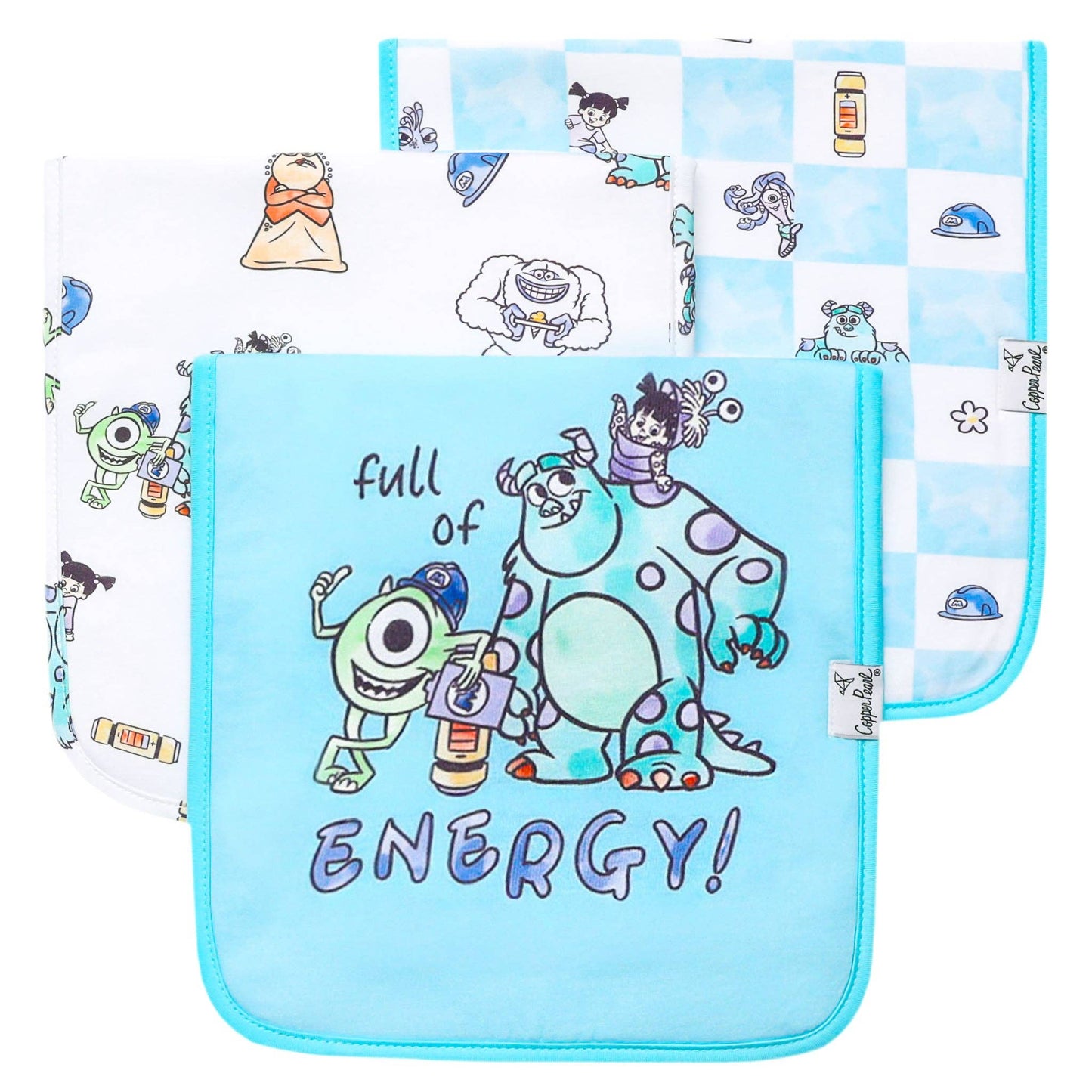 Monsters, Inc. Medley Premium Burp Cloth Set
