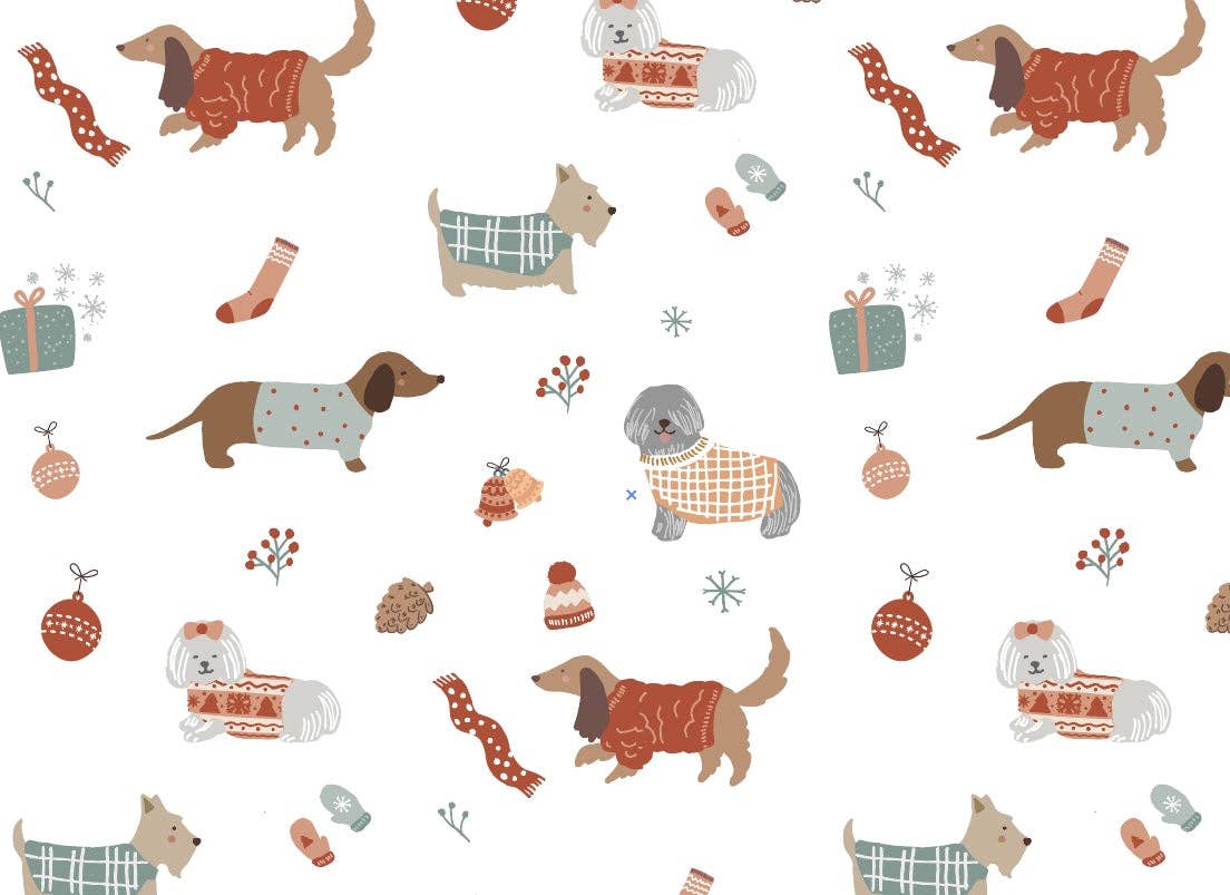 Holiday Pima Cotton Baby Footie