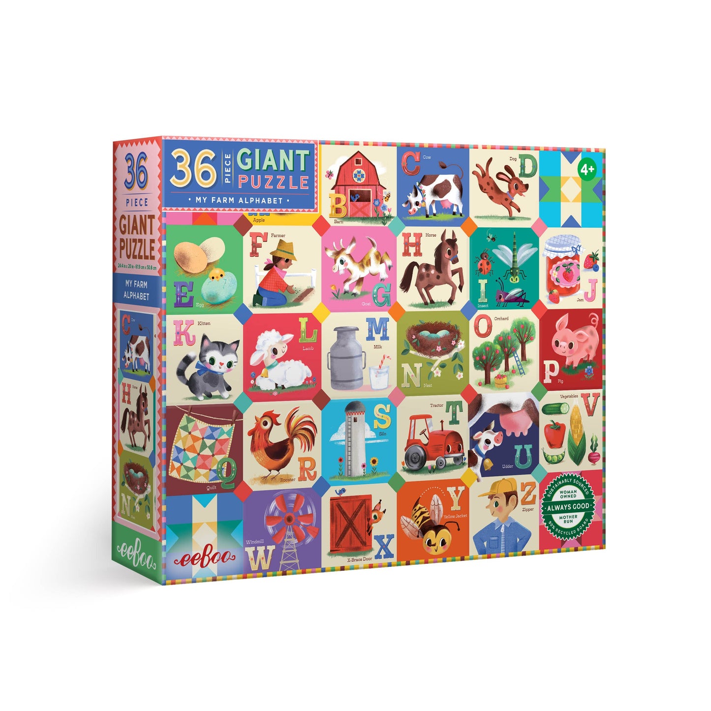 My Farm Alphabet 36 Pc Giant Puzzle