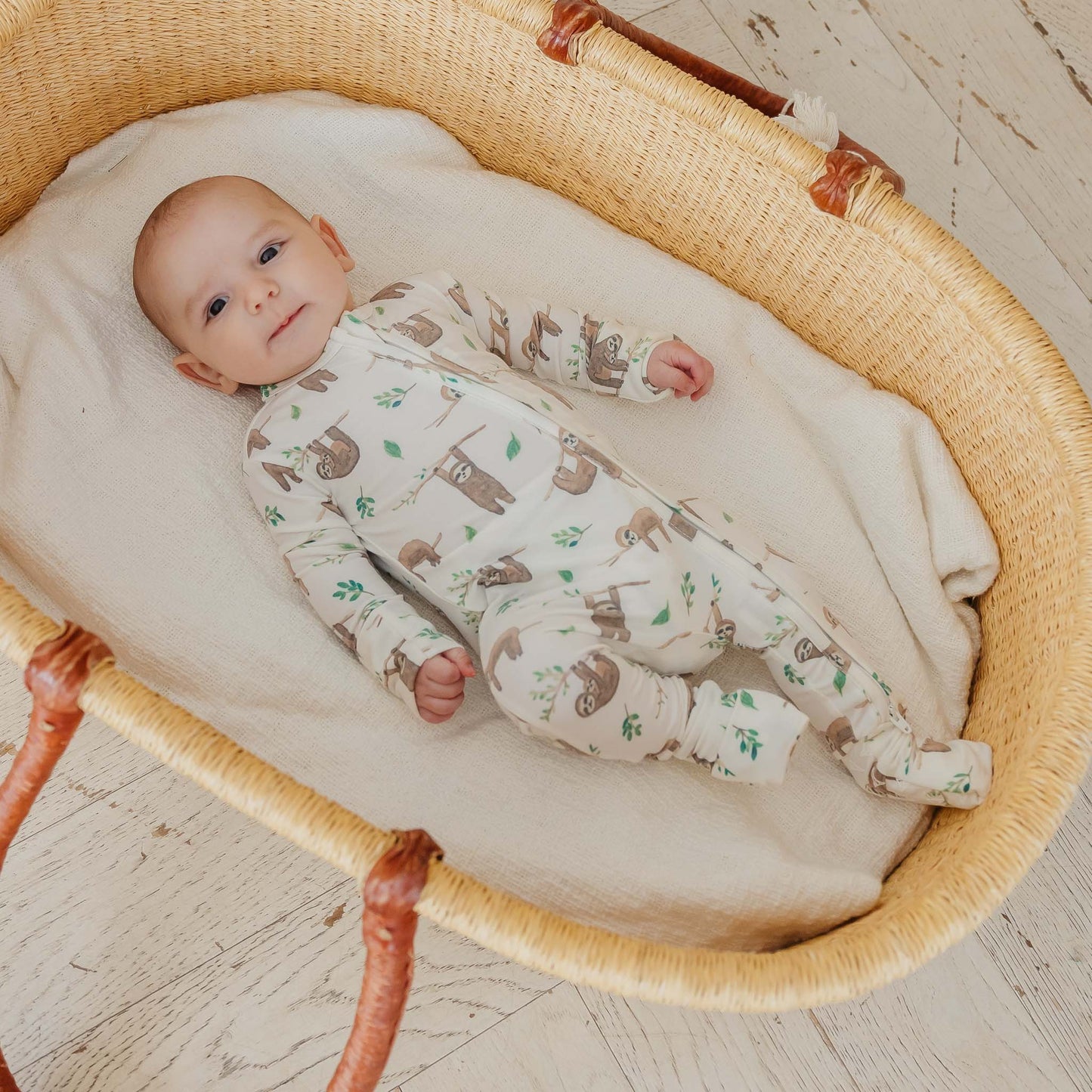 Noah Zip-Up Footie