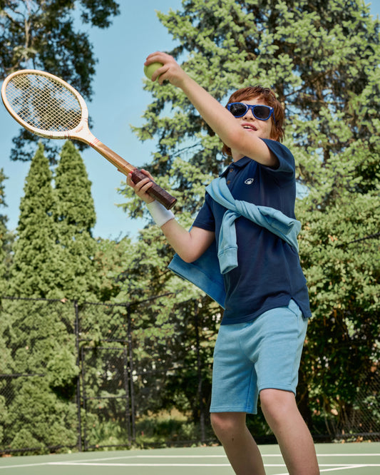 Preston Washed Blue Shorts