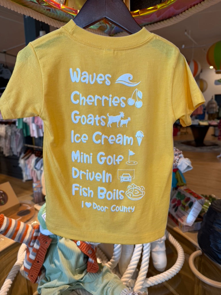 I Love Door County Toddler Tees