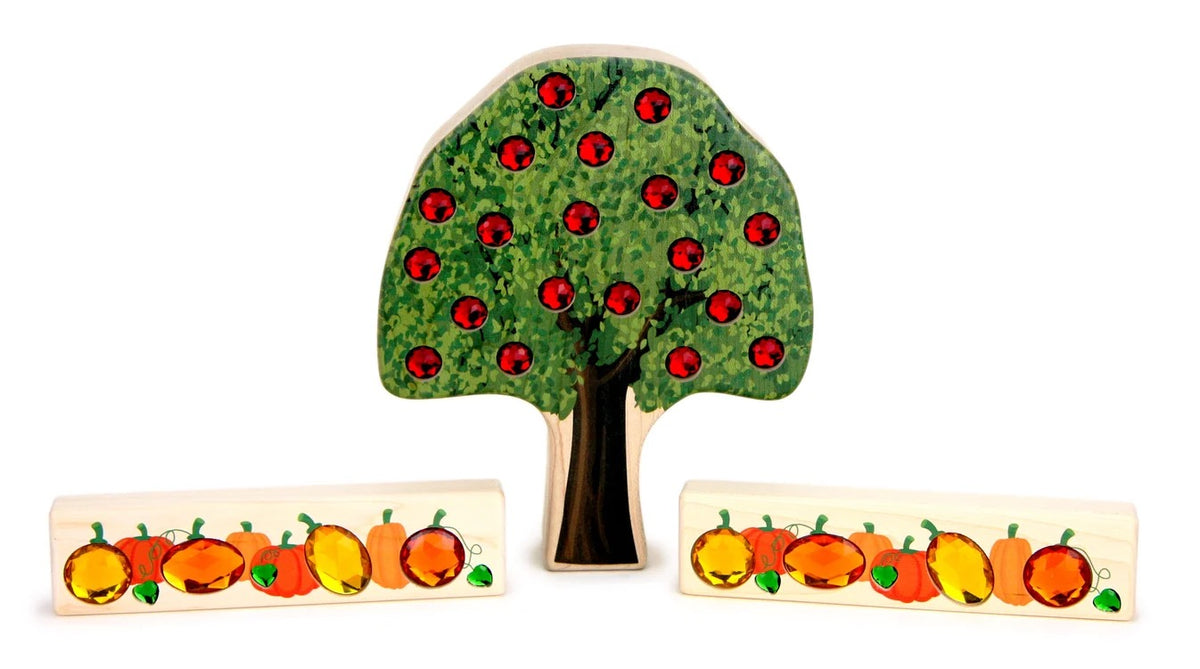 LIMITED!  Pumpkin Patch 2 Pc Gem Set