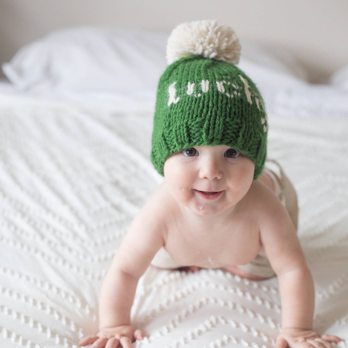 Lucky St. Patrick's Day Hand Knit Beanie