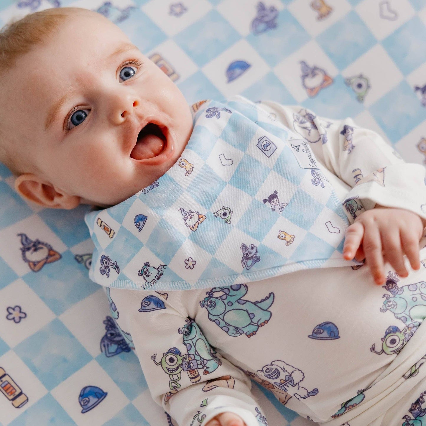 Monsters, Inc. Medley Baby Bandana Bibs