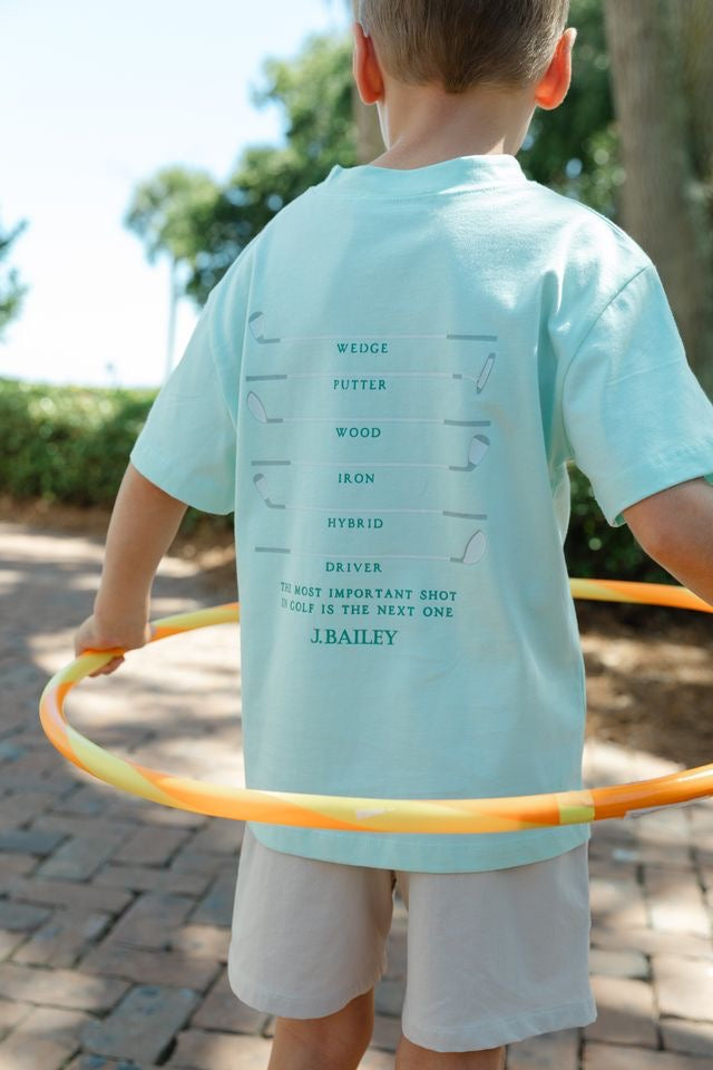 Clubs On Seaglass Tee