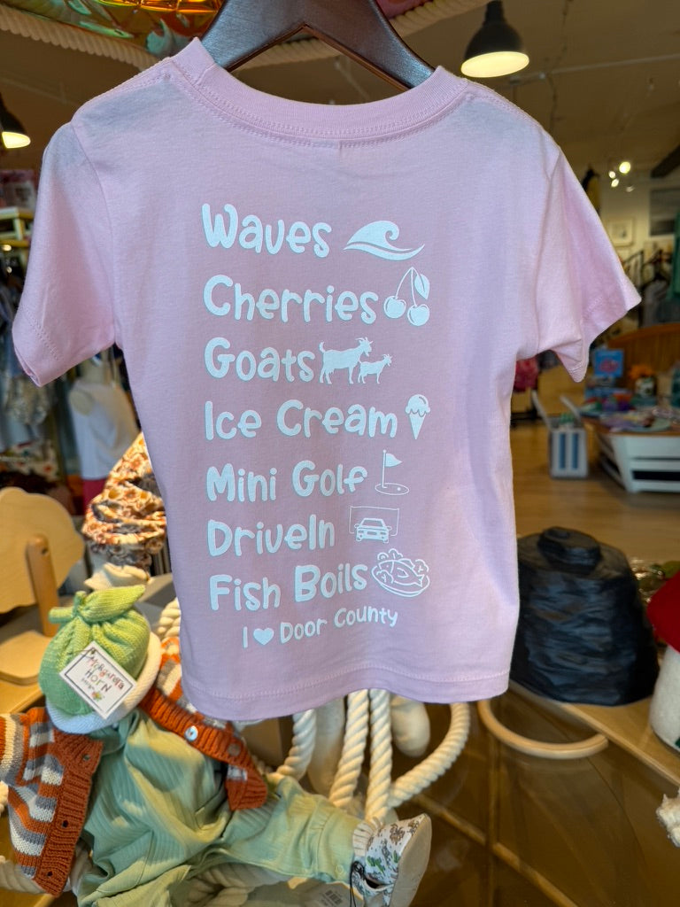 I Love Door County Toddler Tees