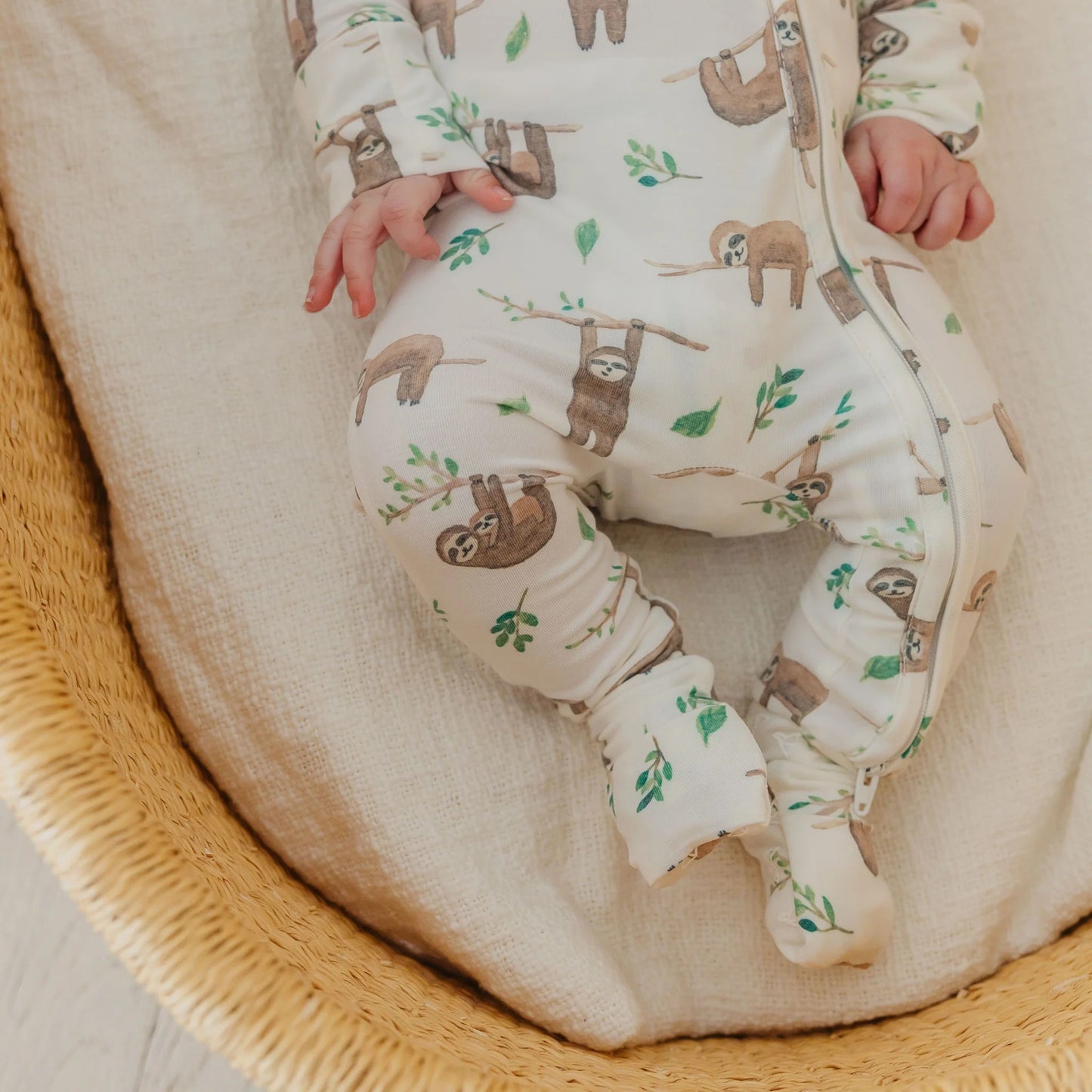 Noah Zip-Up Footie