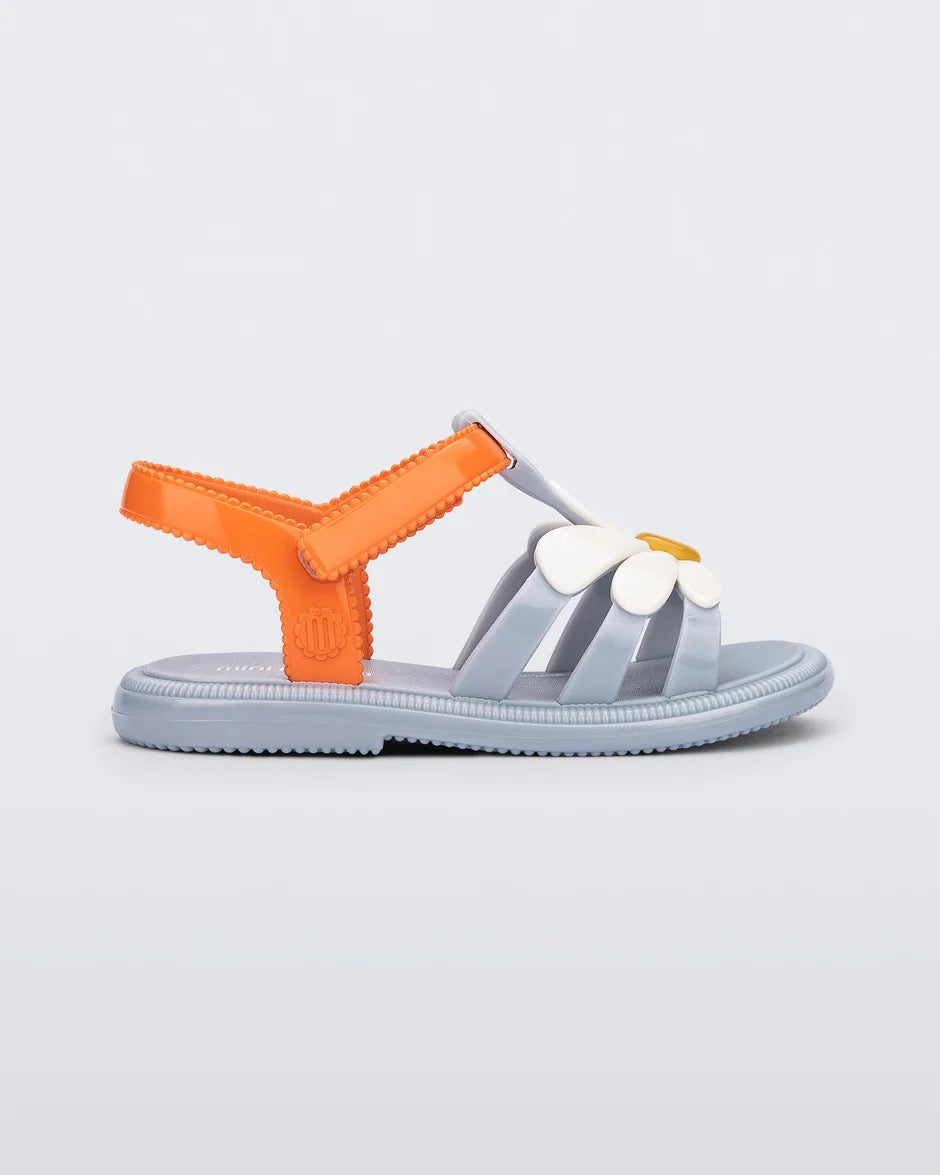 Blue/Orange Hip Bloomy Sandal