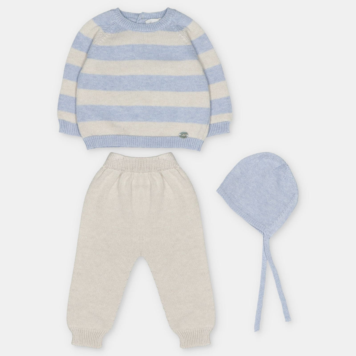 Caravia Collection 2 Pc. Blue Gray Set
