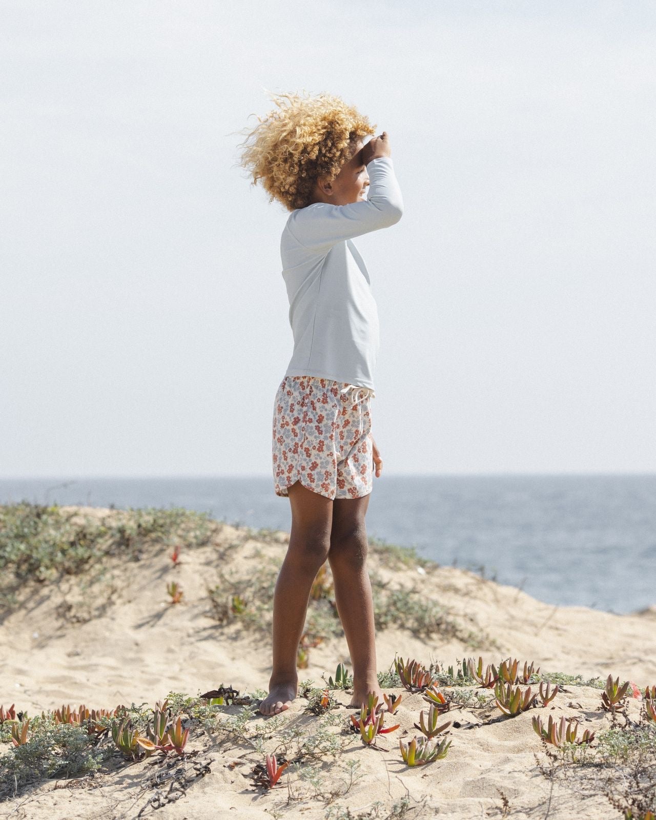 Americana Floral Swim Trunk
