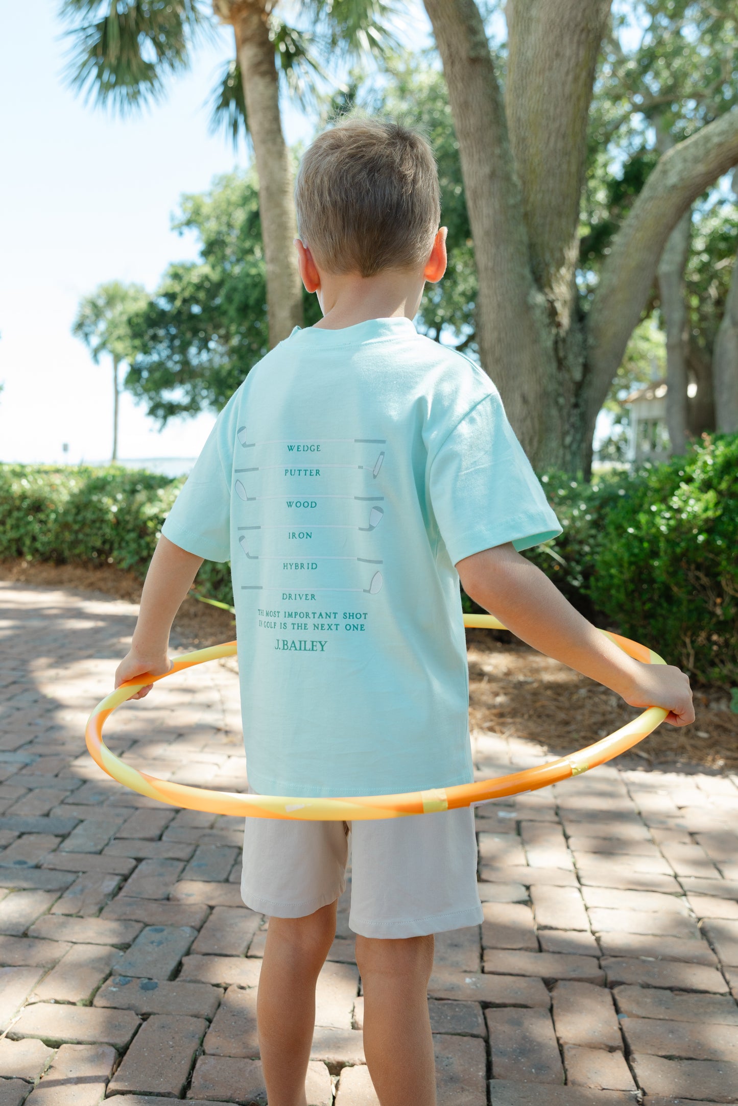 Clubs On Seaglass Tee