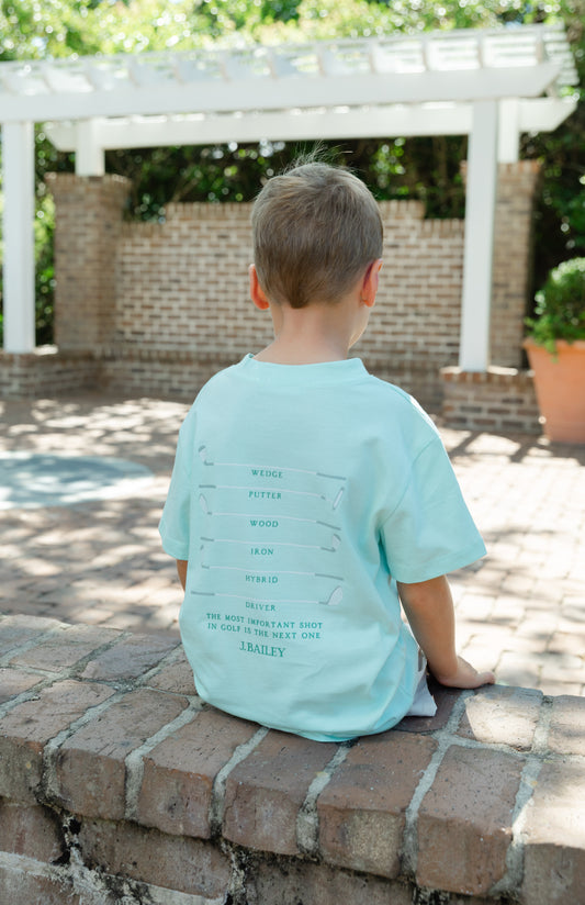 Clubs On Seaglass Tee