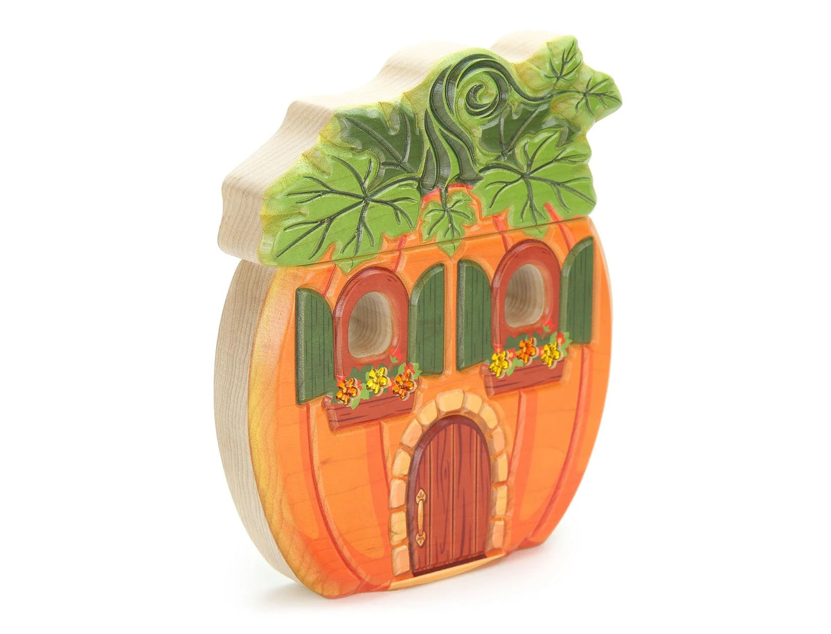 LIMITED! Carved Pumpkin Faerie House Set