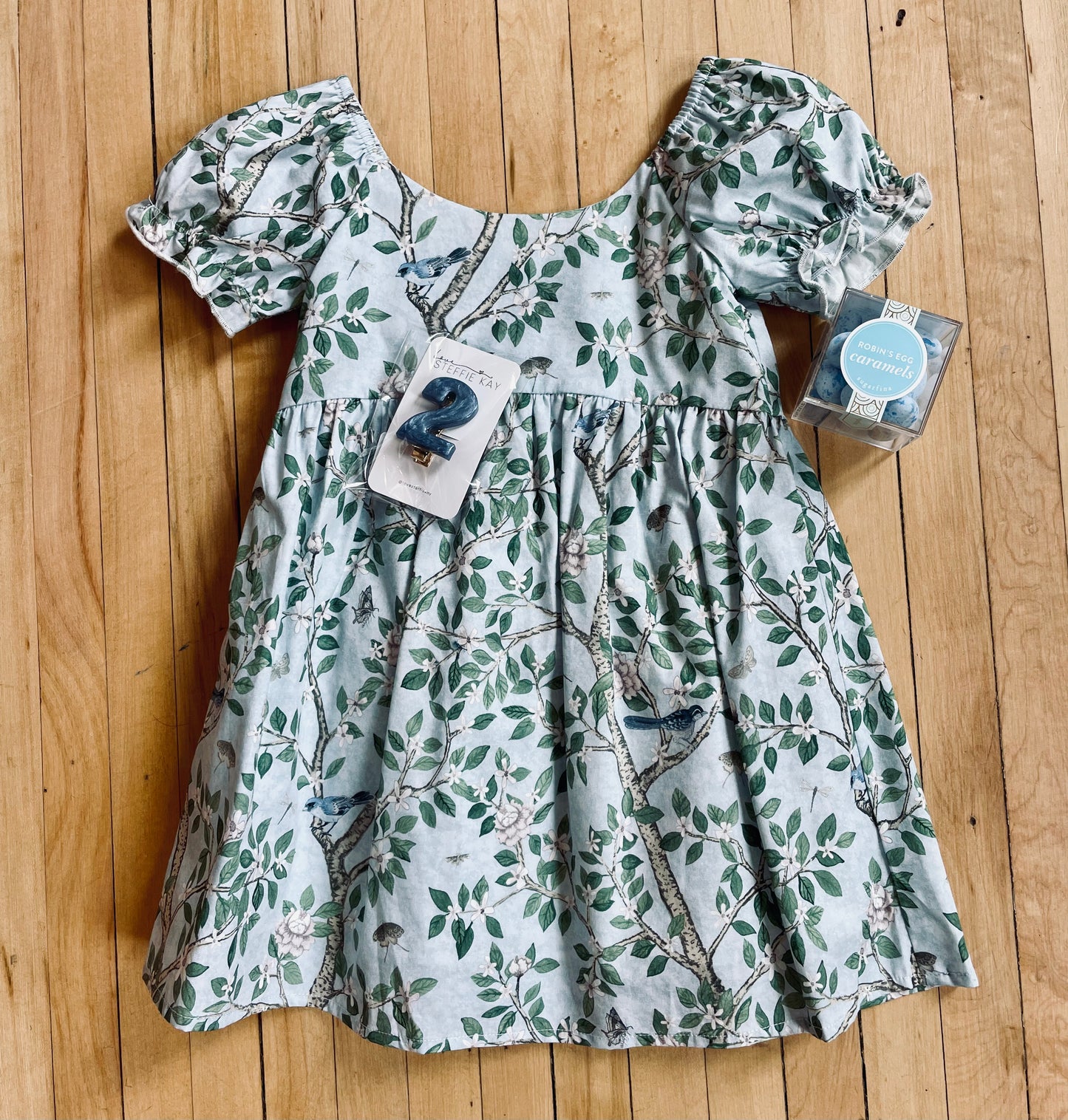 Mini Ella Blue Elsie's Garden Dress