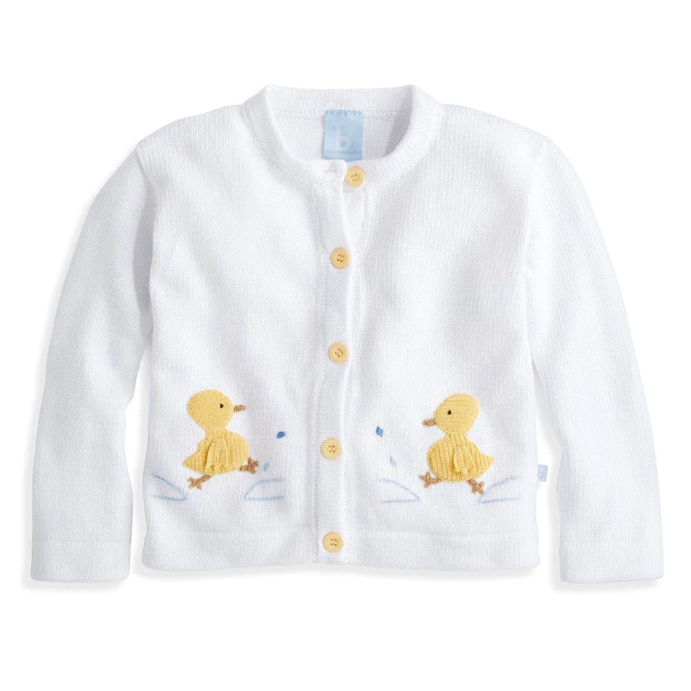 Lucky Duck Applique Cardigan