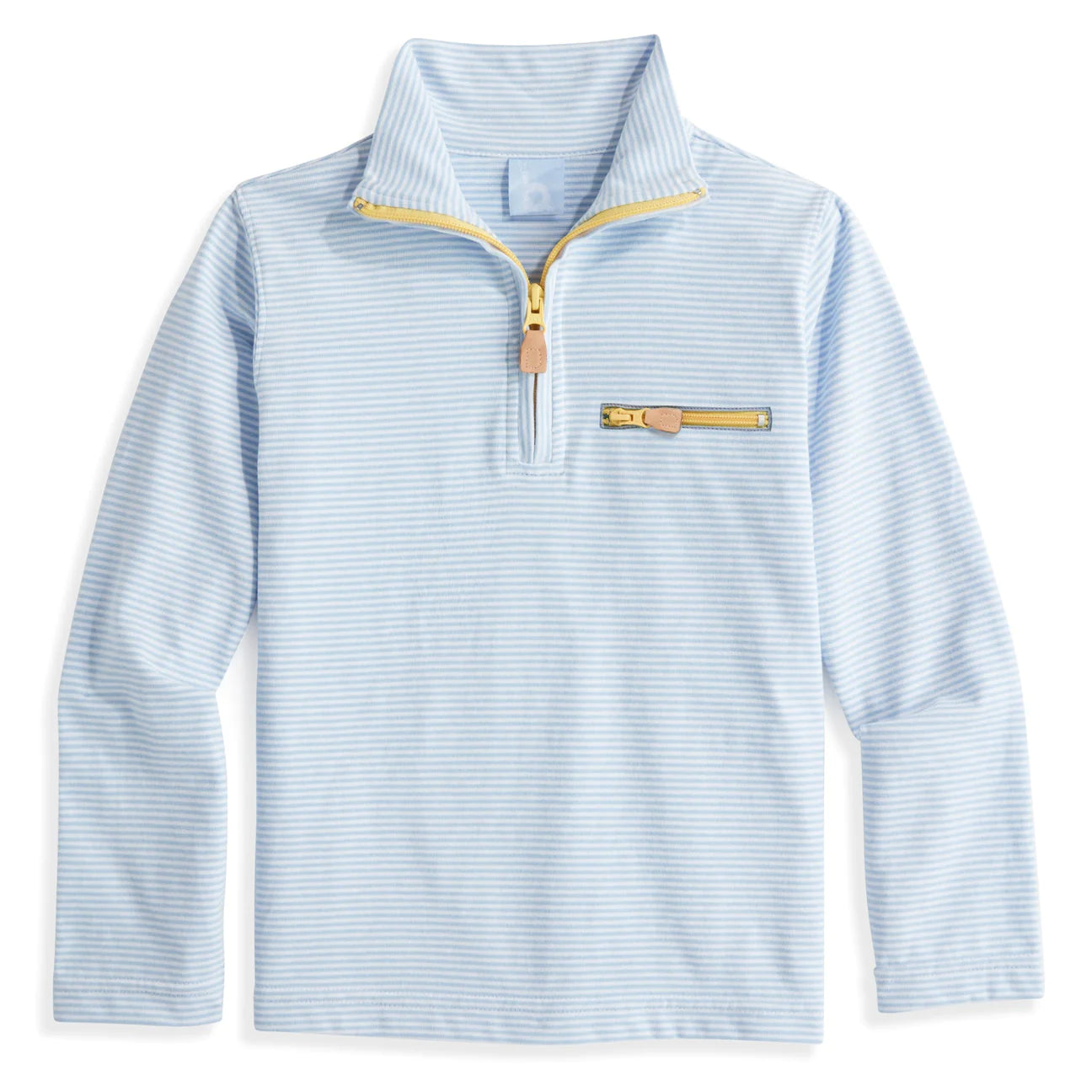 Striped Jersey Half Zip