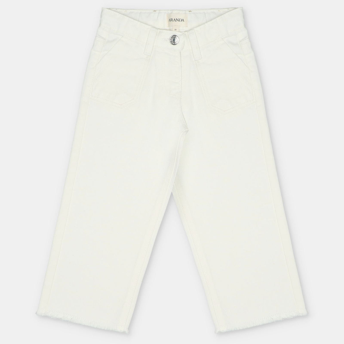 Ivory Twill Pants