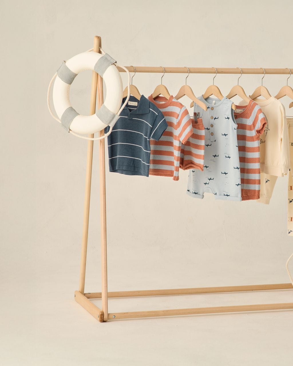 Americana Stripe Liam Romper