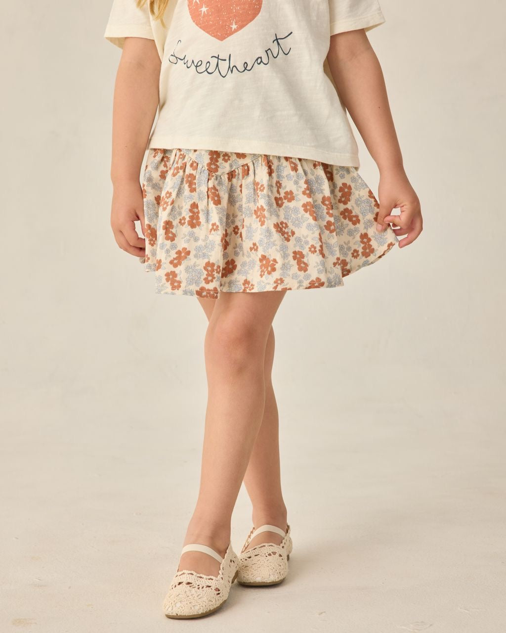 Americana Floral Sparrow Skirt