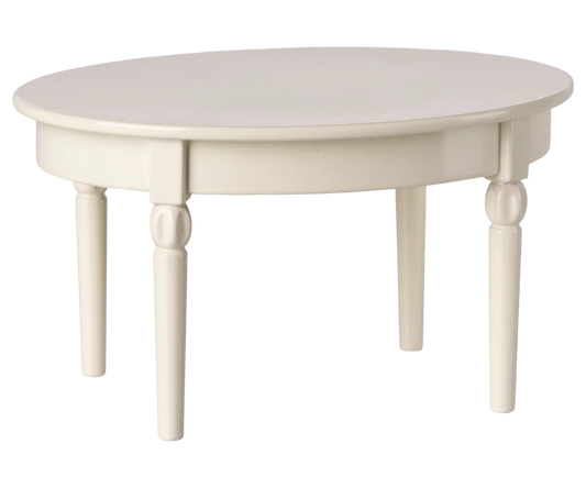 Vintage Dining Table, Off White