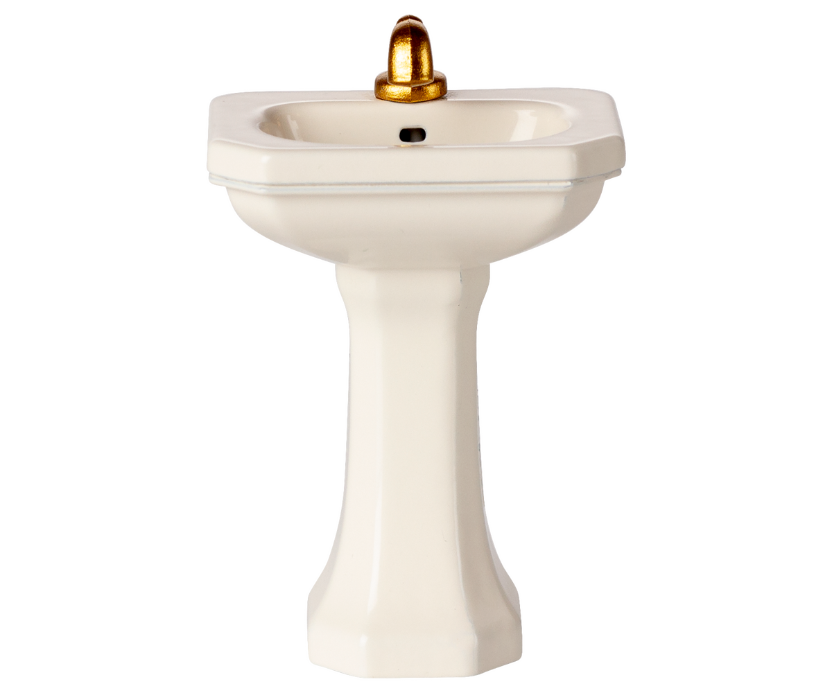 Bathroom Sink, Mouse, Off White