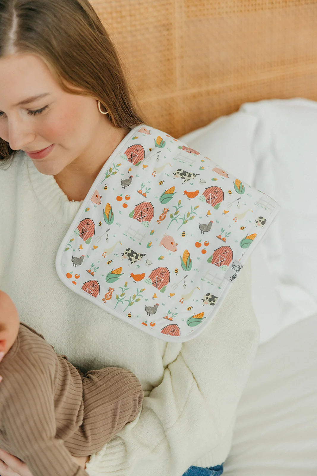 Farmstead Burp Cloth Set (3-Pack)