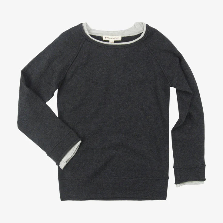 Charcoal Jackson Roll Neck Sweater