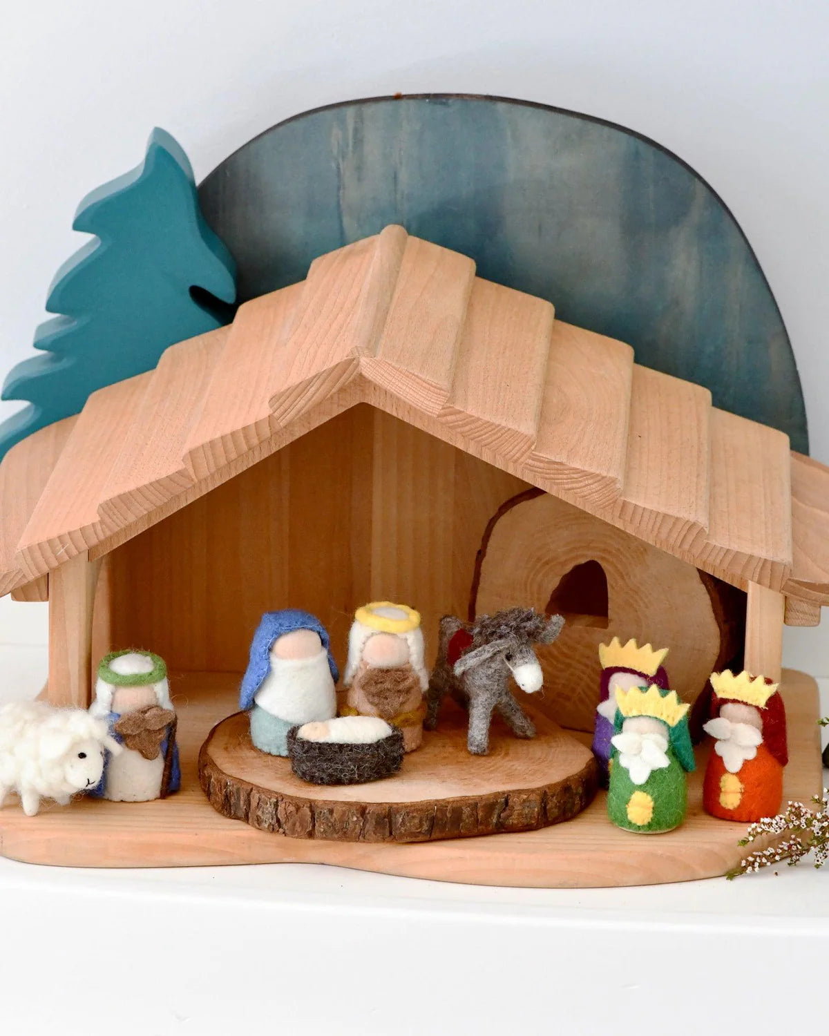 Felt Nativity Peg Dolls Set