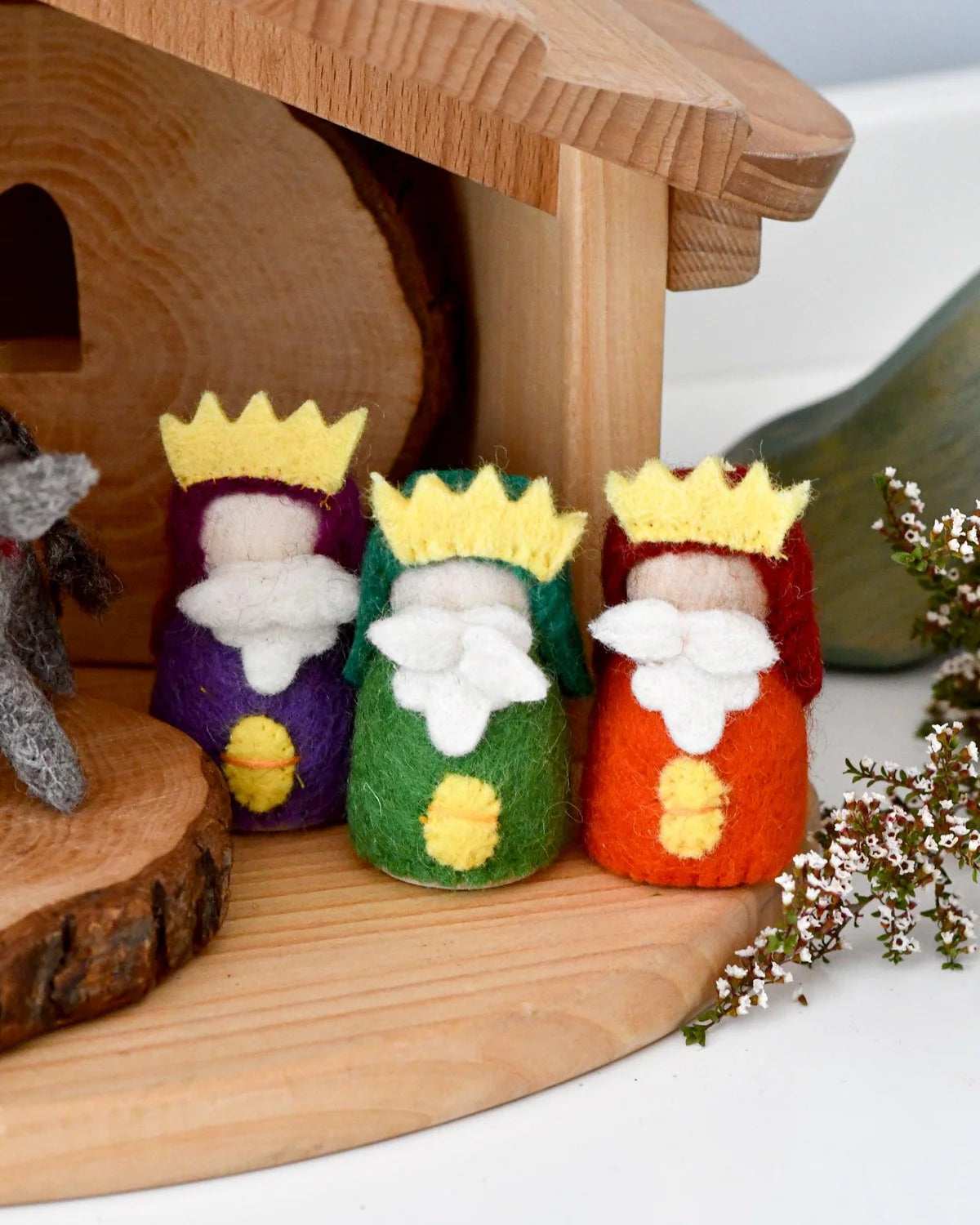 Felt Nativity Peg Dolls Set