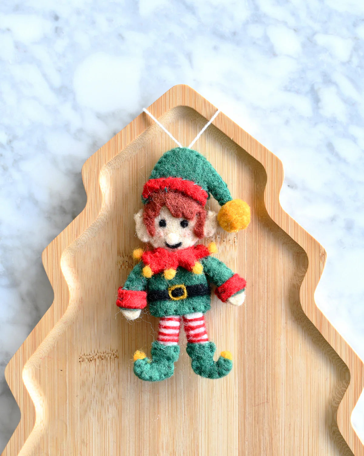 Felt Christmas Elf Ornament