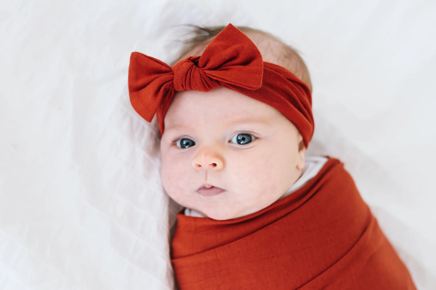 Assorted Colors Solid Knit Headband Bow