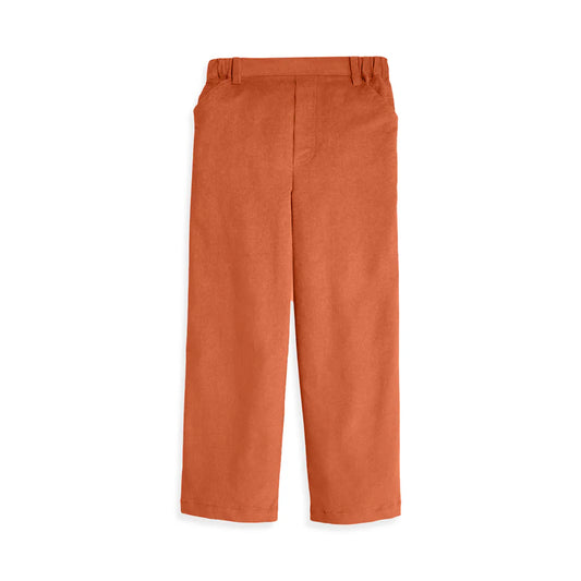 Saffron Corduroy Faux Zip Pant