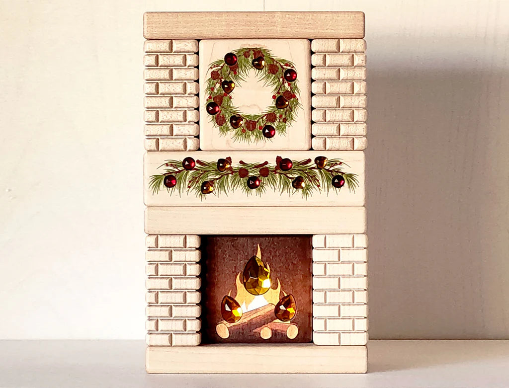Pine Wreath & Garland Gem Block Set
