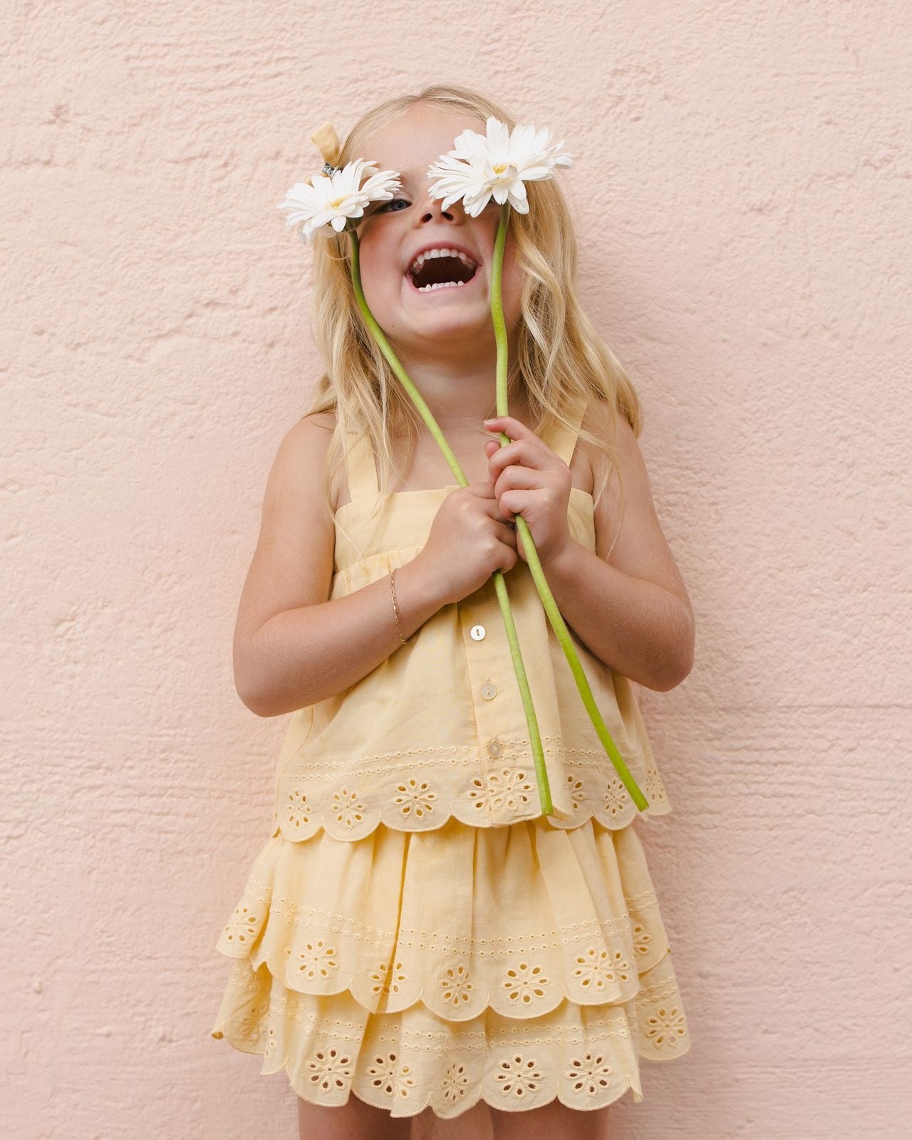 Lemon Rose Mini Skirt
