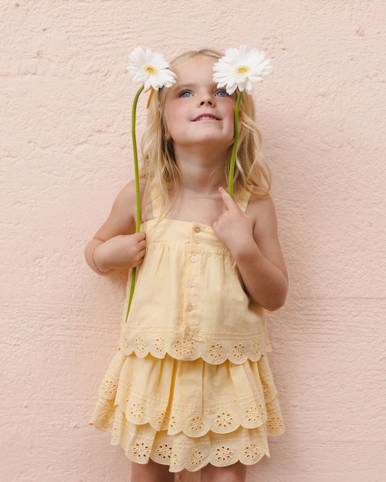 Lemon Rose Mini Skirt