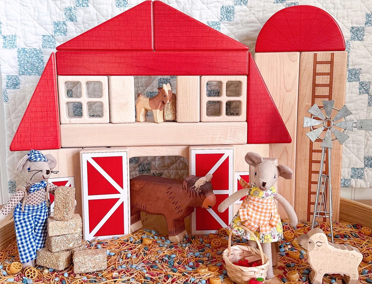 Barn Building Block Set