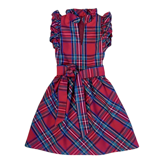 Tybee Tartan Plaid Ruffle Dress