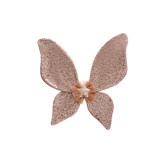 Aurelia Sequin Wings in Nutmeg