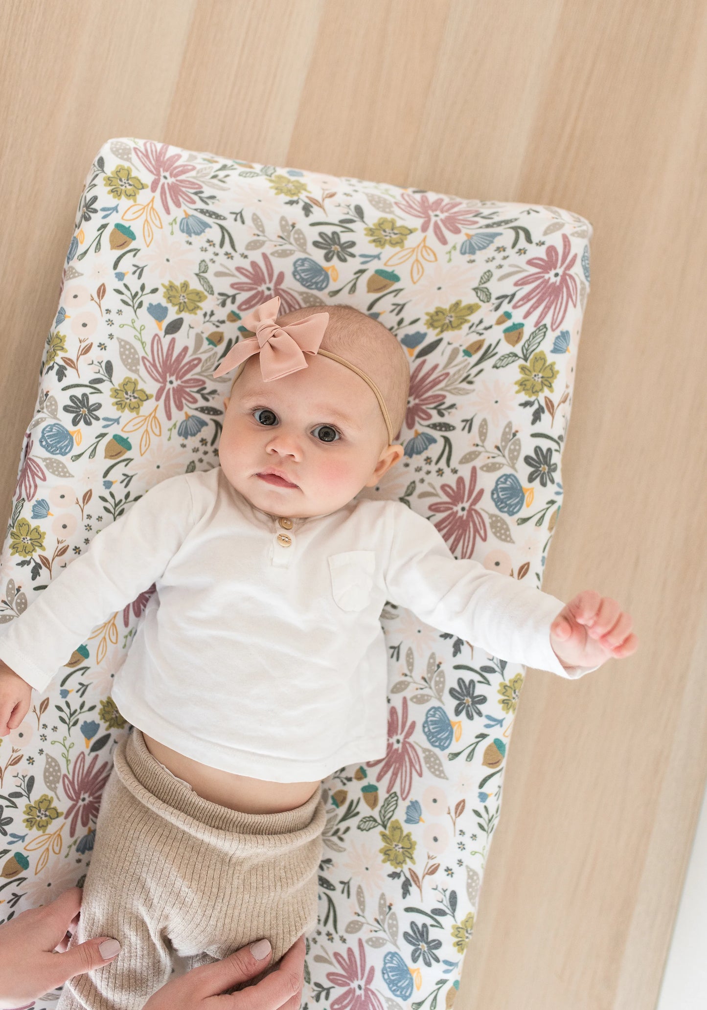 Olive Changing Pad Cover