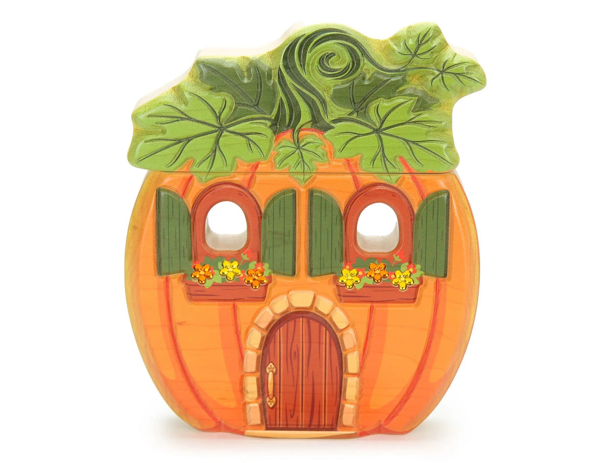LIMITED! Carved Pumpkin Faerie House Set