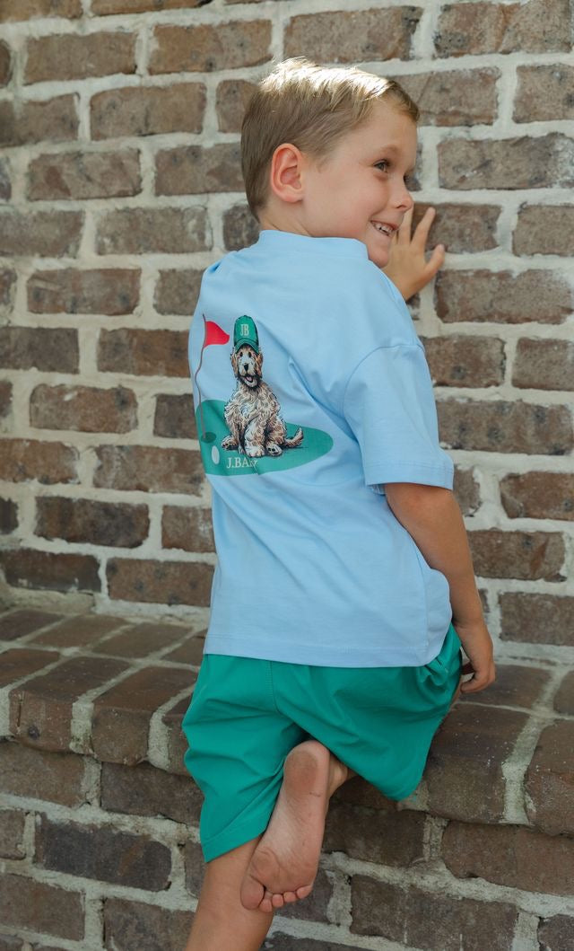 Augusta Dog on Bayberry Tee